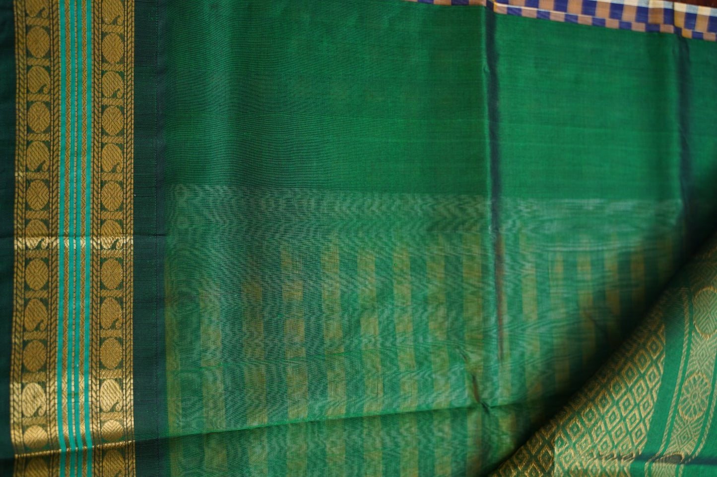 Kanchi Handloom Silk Cotton Saree pc16553