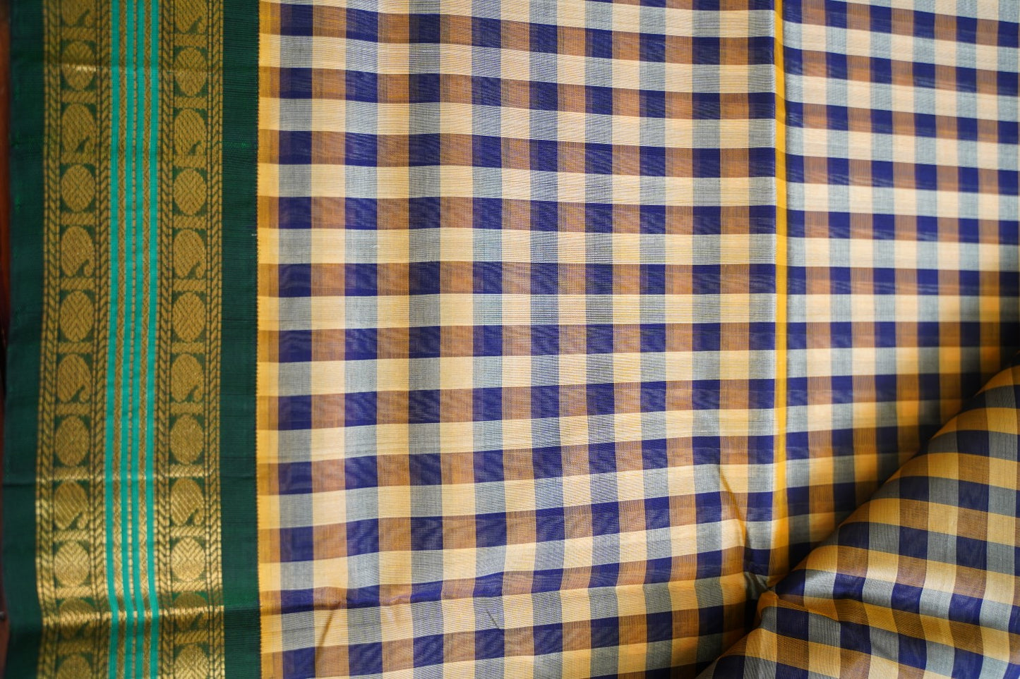 Kanchi Handloom Silk Cotton Saree pc16553