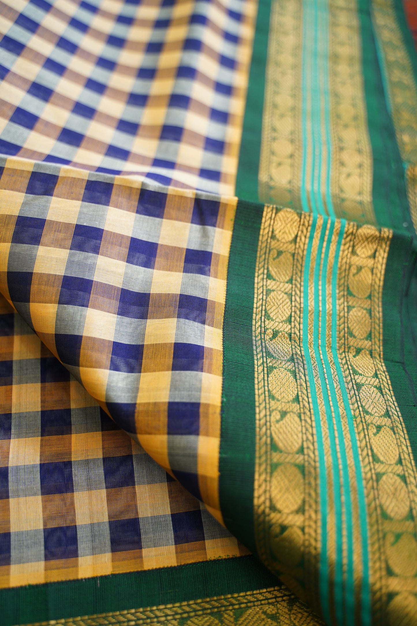 Kanchi Handloom Silk Cotton Saree pc16553