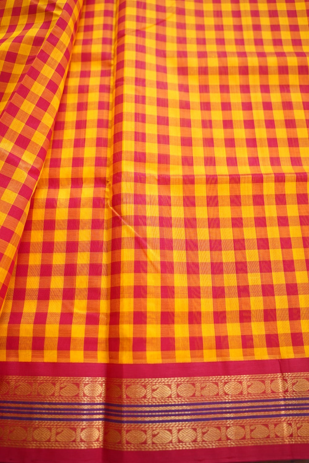 Kanchi Handloom Silk Cotton Saree Pc16562