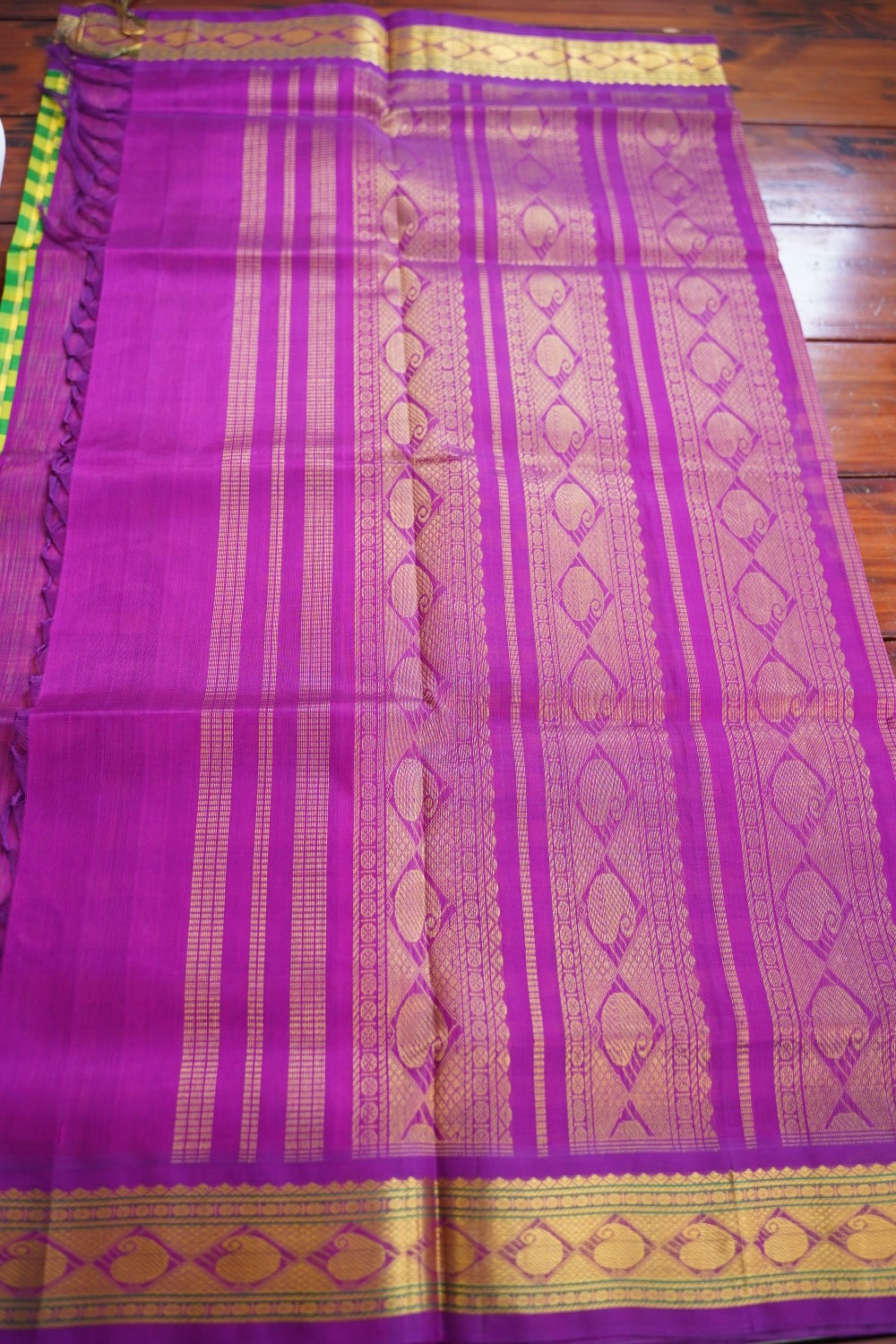 Kanchi Handloom Silk Cotton Saree pc16551