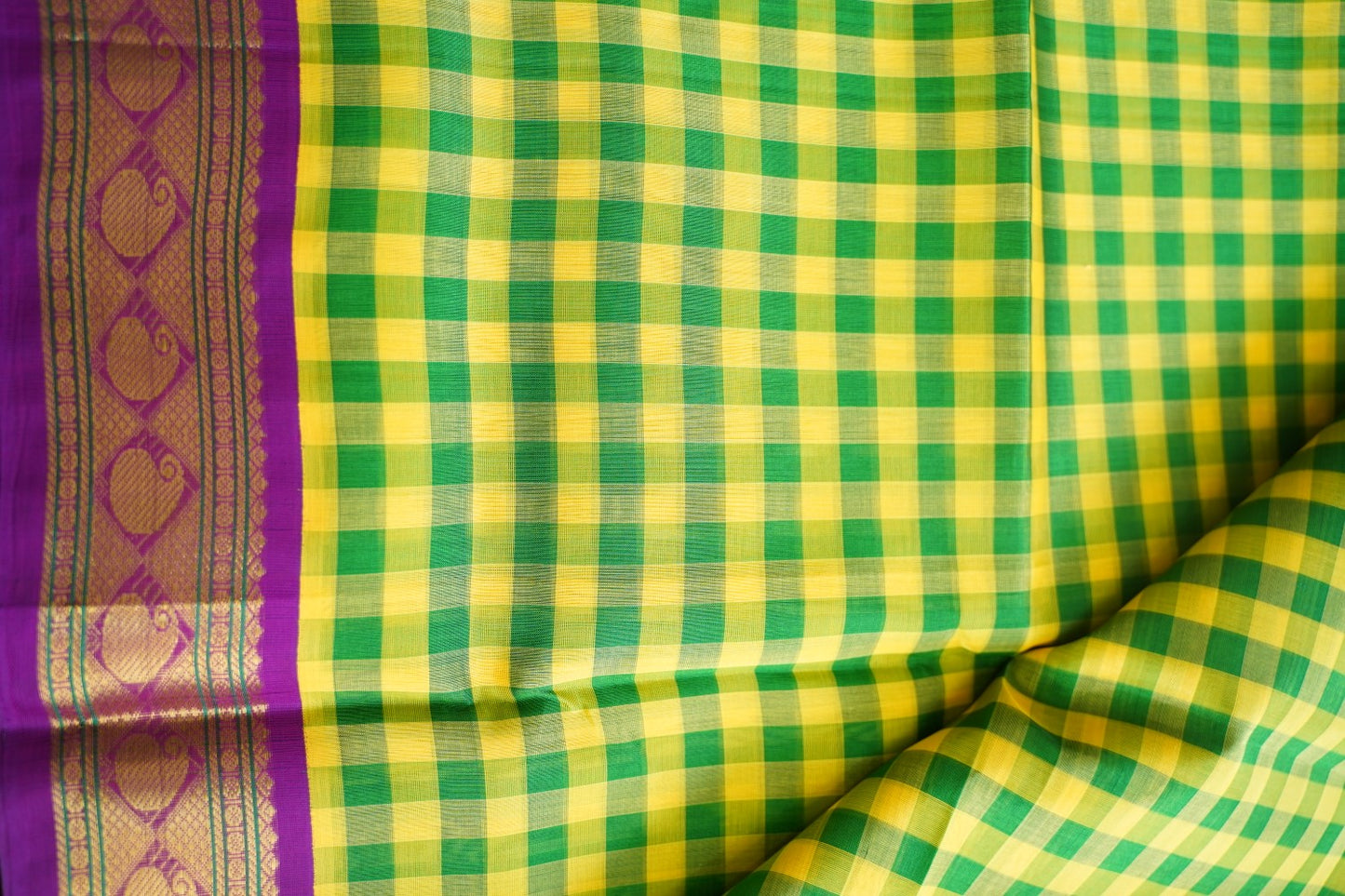 Kanchi Handloom Silk Cotton Saree pc16551