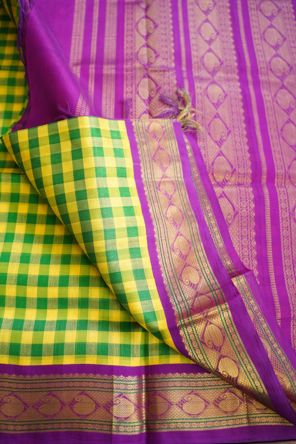 Kanchi Handloom Silk Cotton Saree pc16551