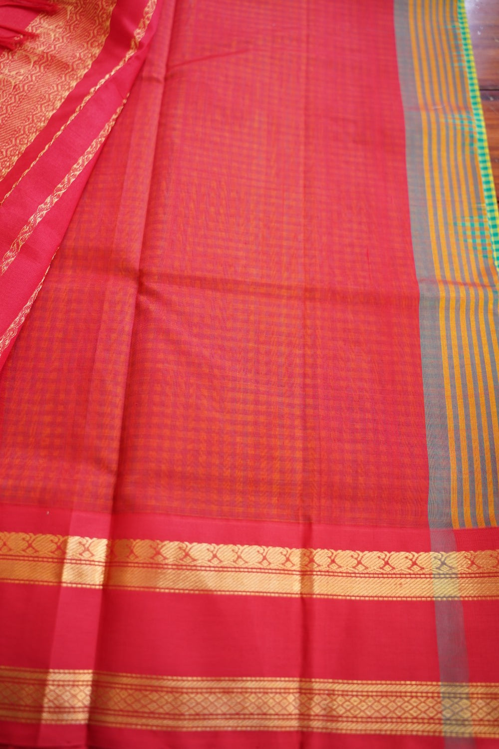 Kanchi Handloom Silk Cotton Saree Pc16561