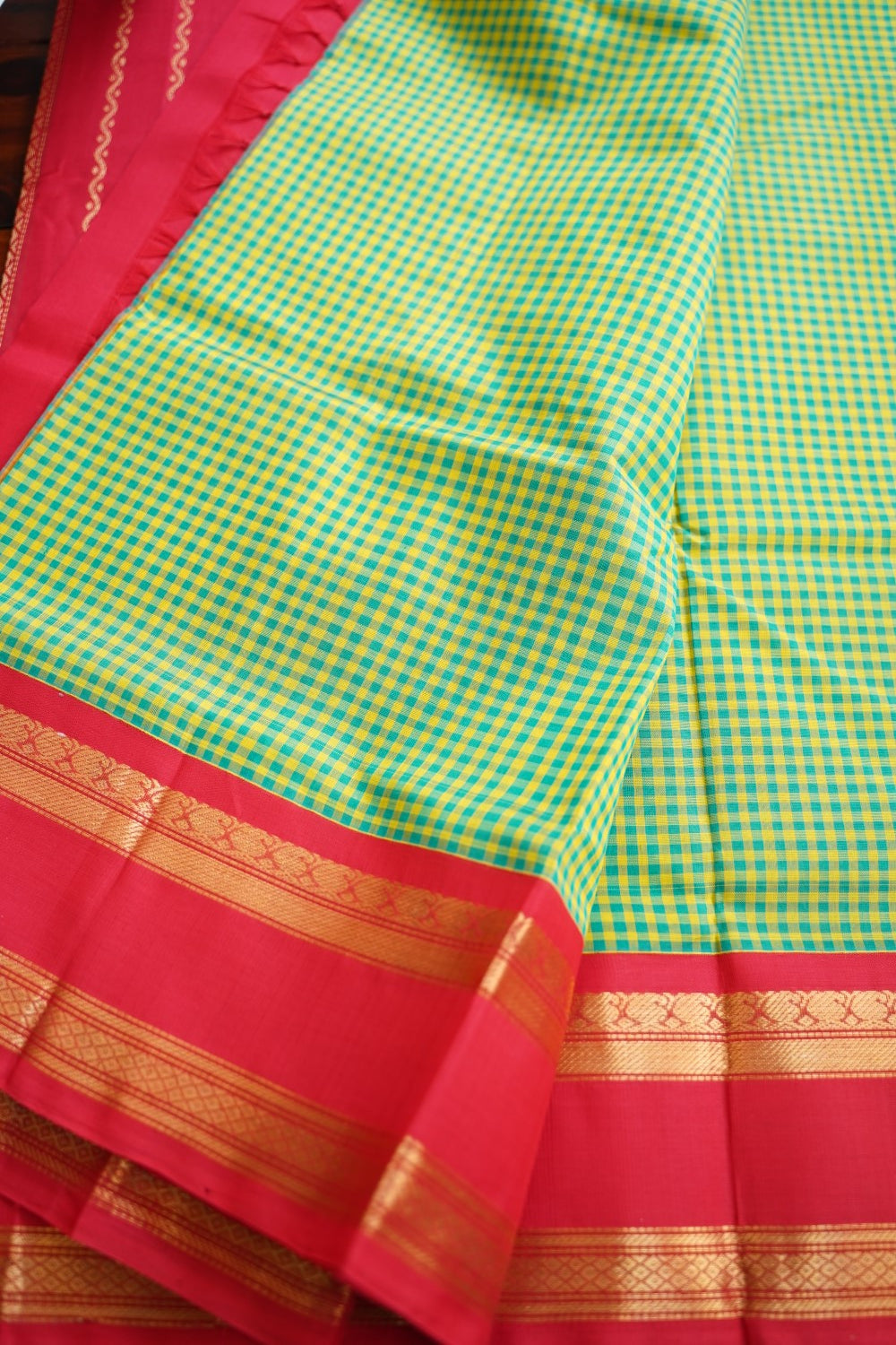 Kanchi Handloom Silk Cotton Saree Pc16561