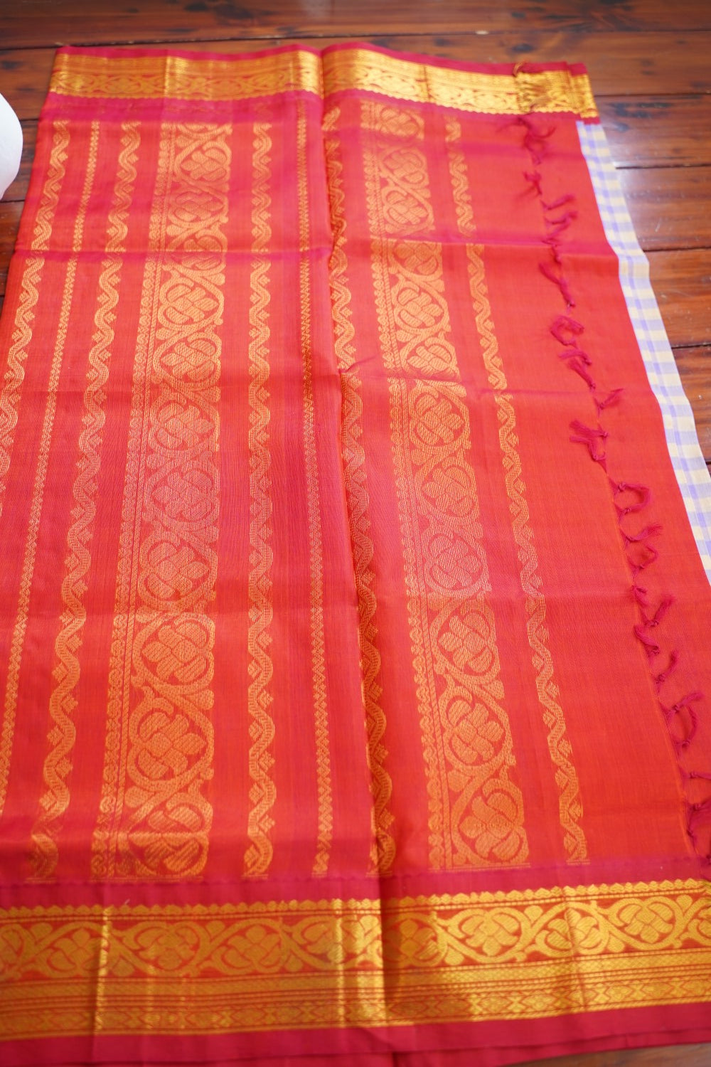 Kanchi Handloom Silk Cotton Saree Pc16559