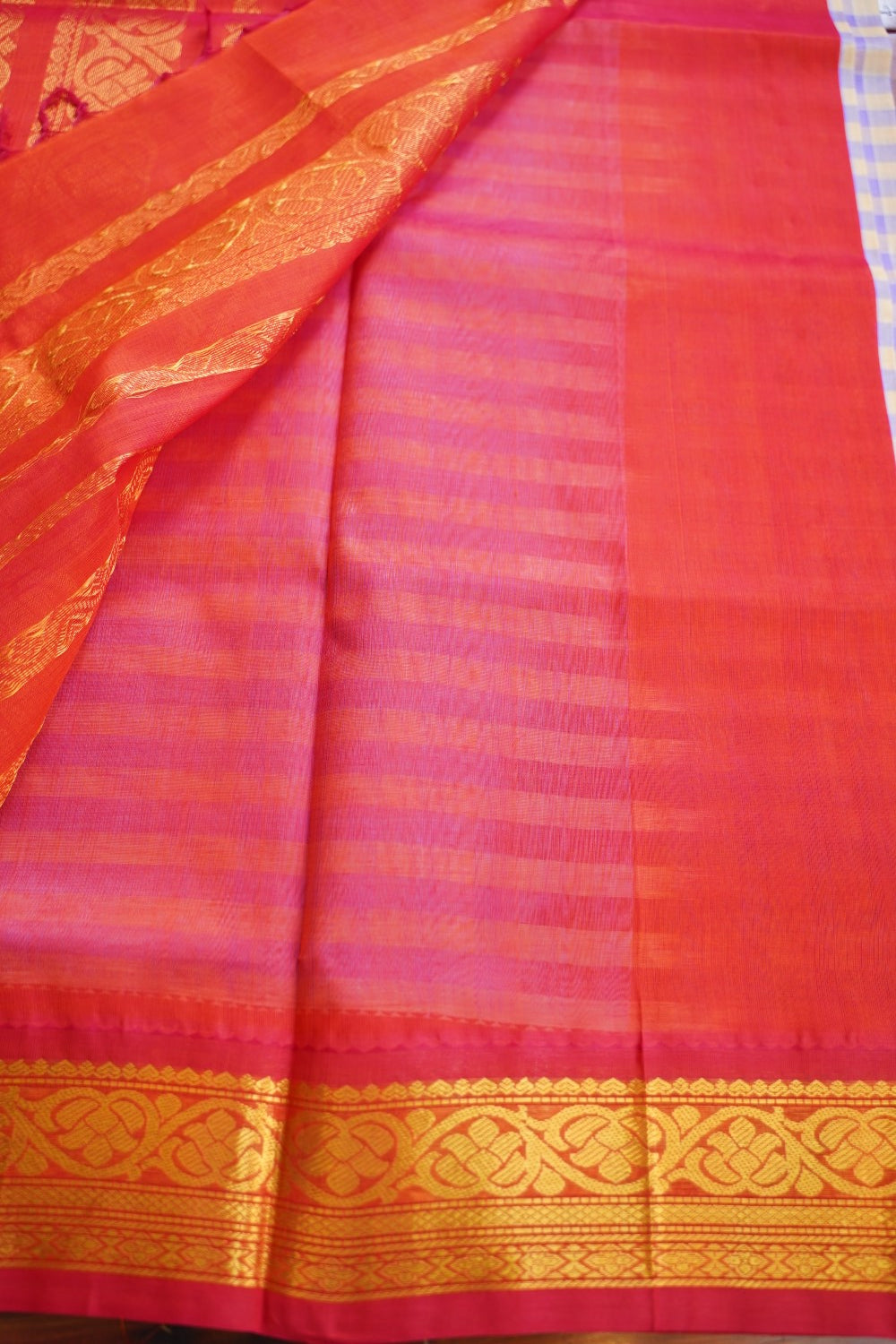 Kanchi Handloom Silk Cotton Saree Pc16559