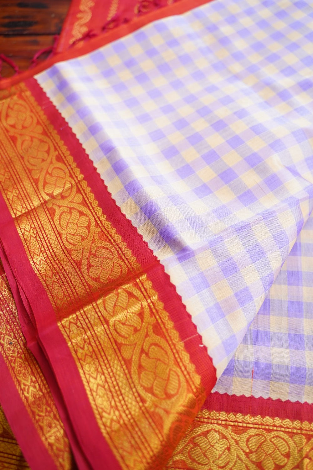 Kanchi Handloom Silk Cotton Saree Pc16559