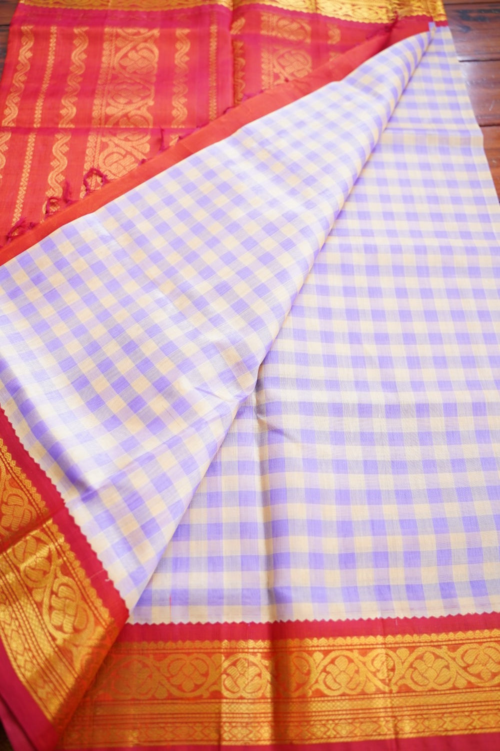 Kanchi Handloom Silk Cotton Saree Pc16559