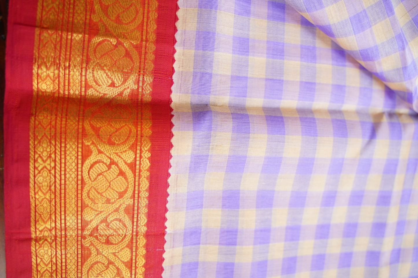 Kanchi Handloom Silk Cotton Saree Pc16559