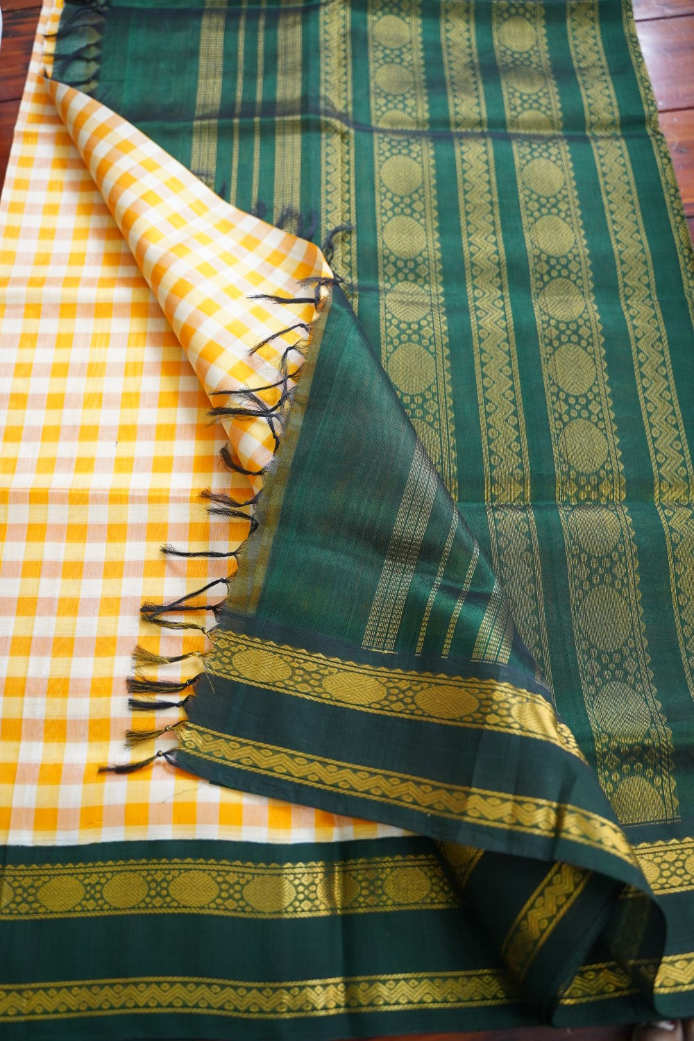 Kanchi Handloom Silk Cotton Saree Pc16563