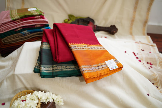 Narayanapet handloom Cotton Saree with Thread border PC12794