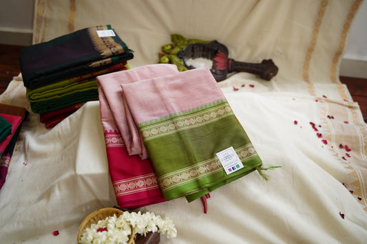 Narayanapet handloom Cotton Saree with Thread border PC12791