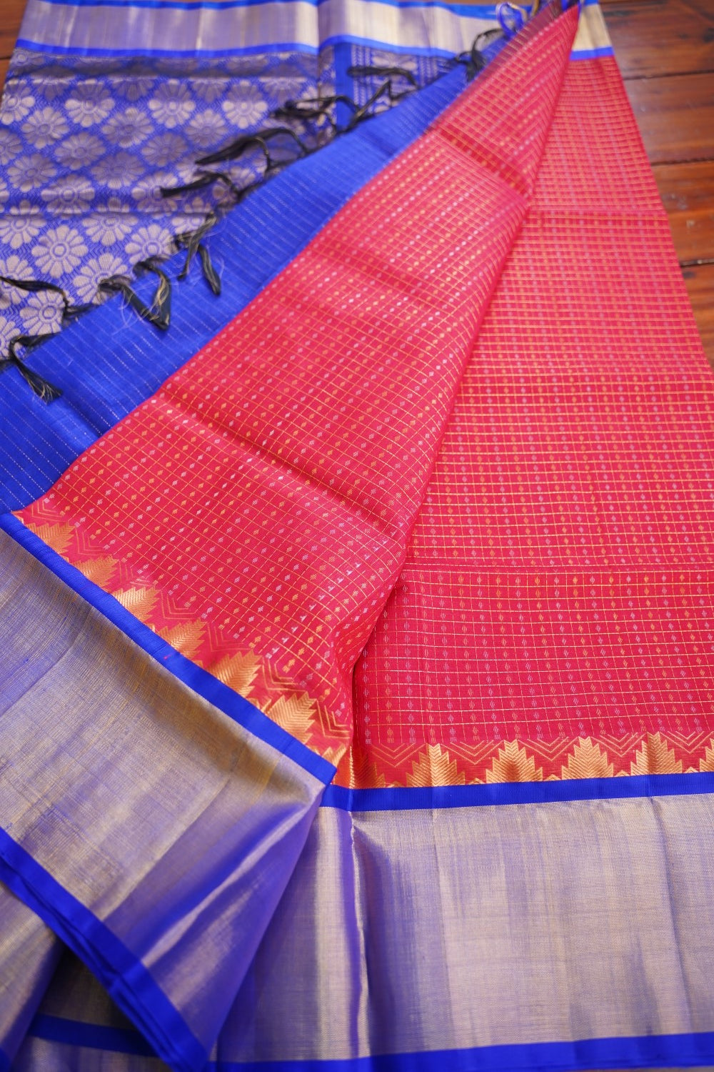 Kanchi Handloom Silk Cotton Saree-PC16565