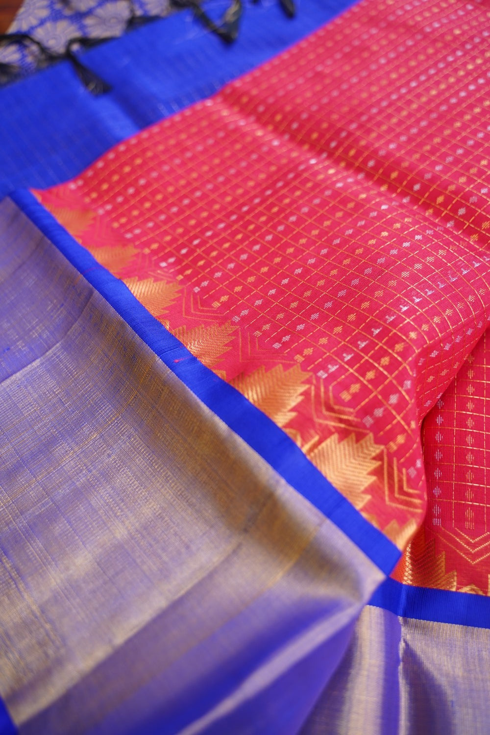 Kanchi Handloom Silk Cotton Saree-PC16565