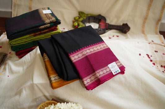 Narayanapet handloom Cotton Saree with Thread border PC12795