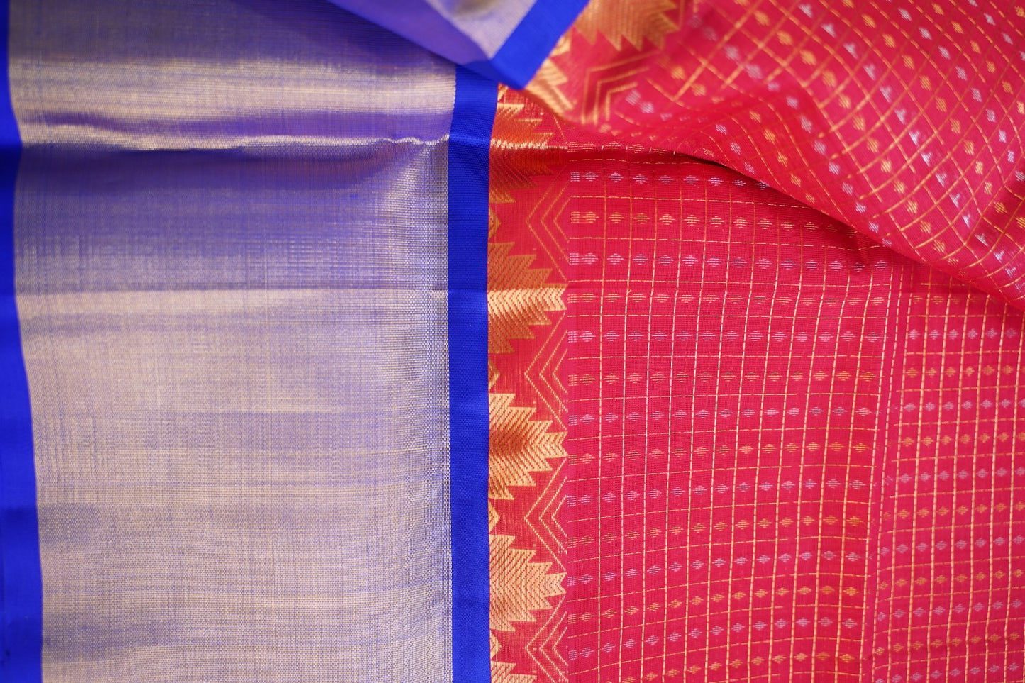 Kanchi Handloom Silk Cotton Saree-PC16565