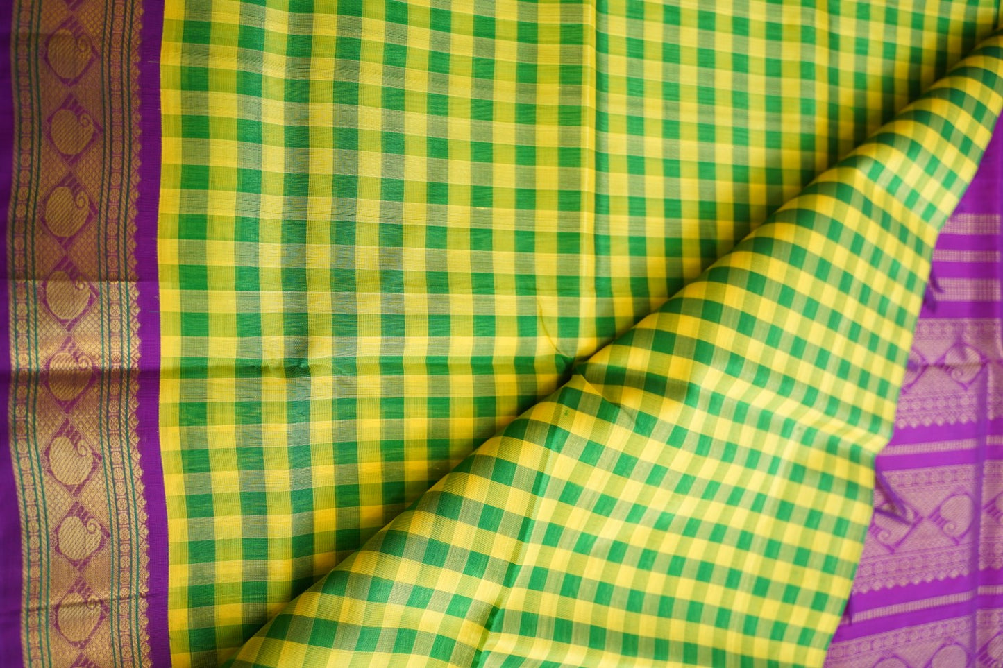 Kanchi Handloom Silk Cotton Saree PC16668