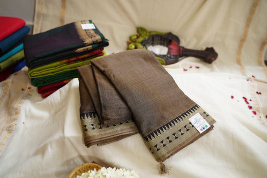 Narayanapet handloom Cotton Saree with Thread border PC12776