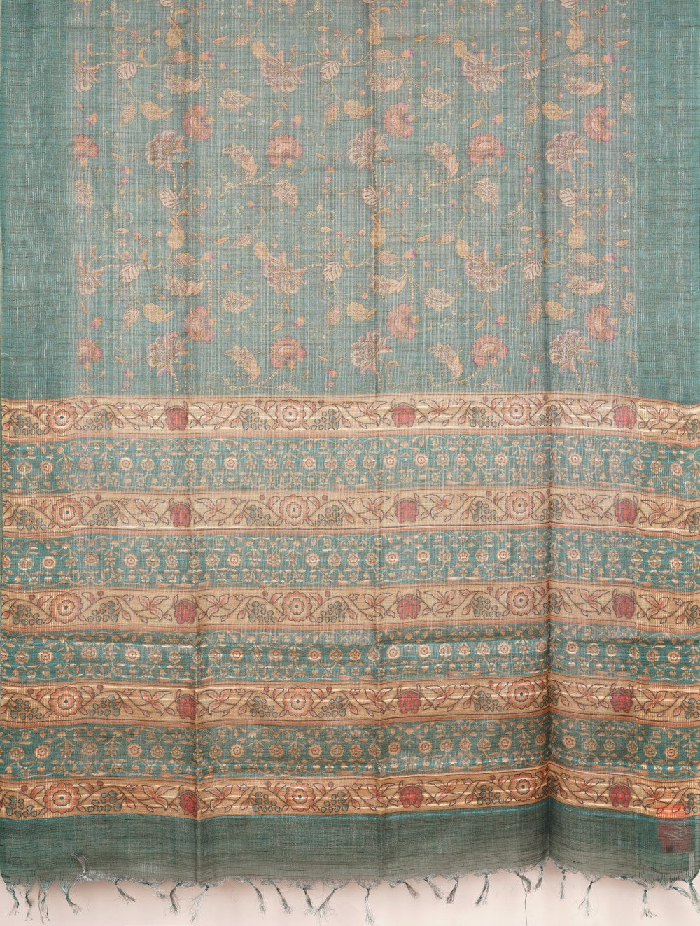 Semi tussarFancy saree PC16403