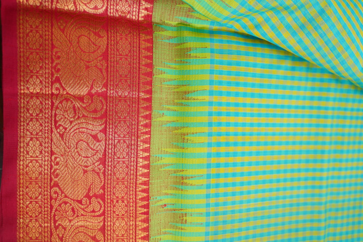 Kanchi Handloom Silk Cotton Saree PC16572