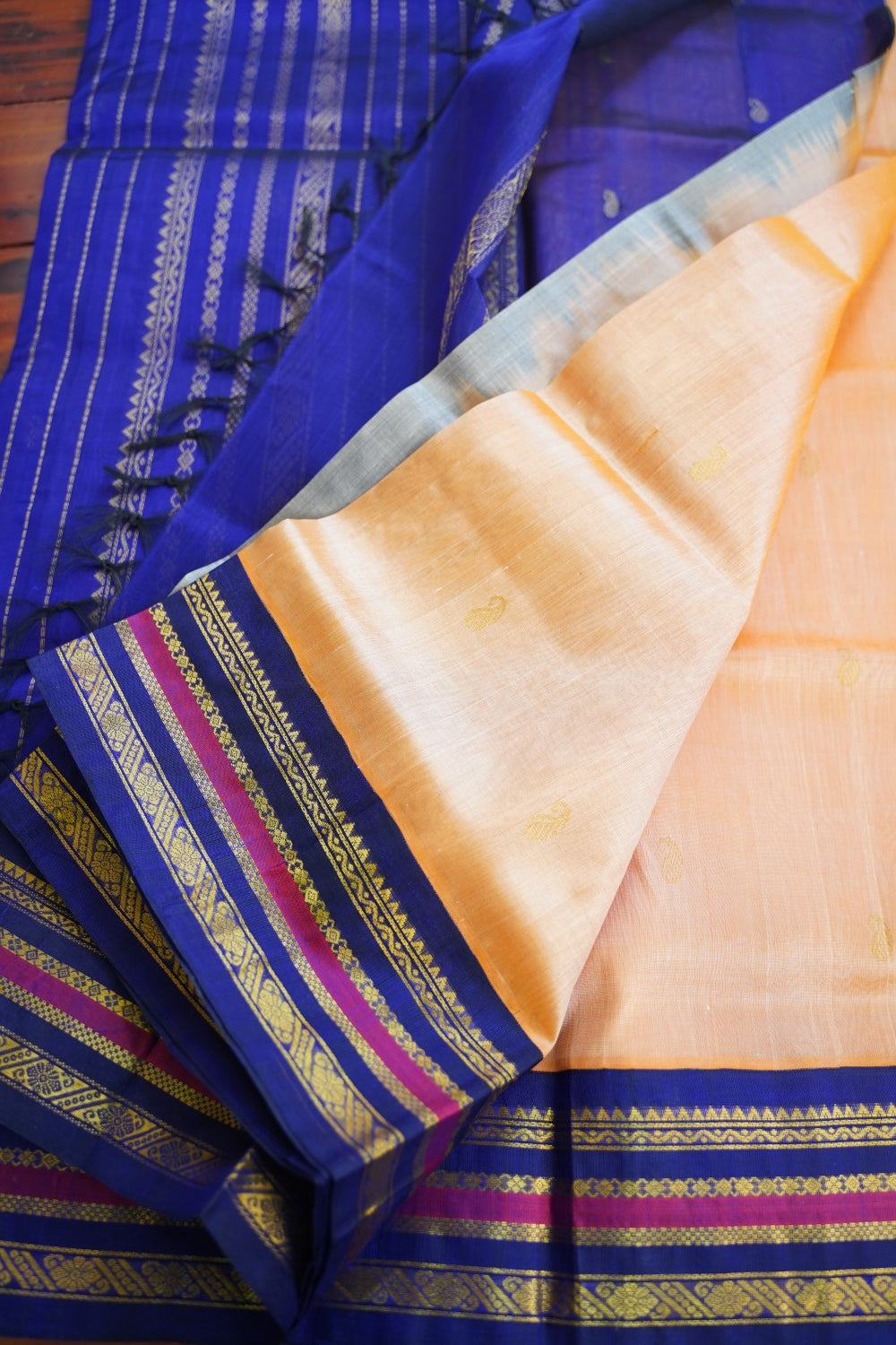 Kanchi Handloom Silk Cotton Saree PC16571