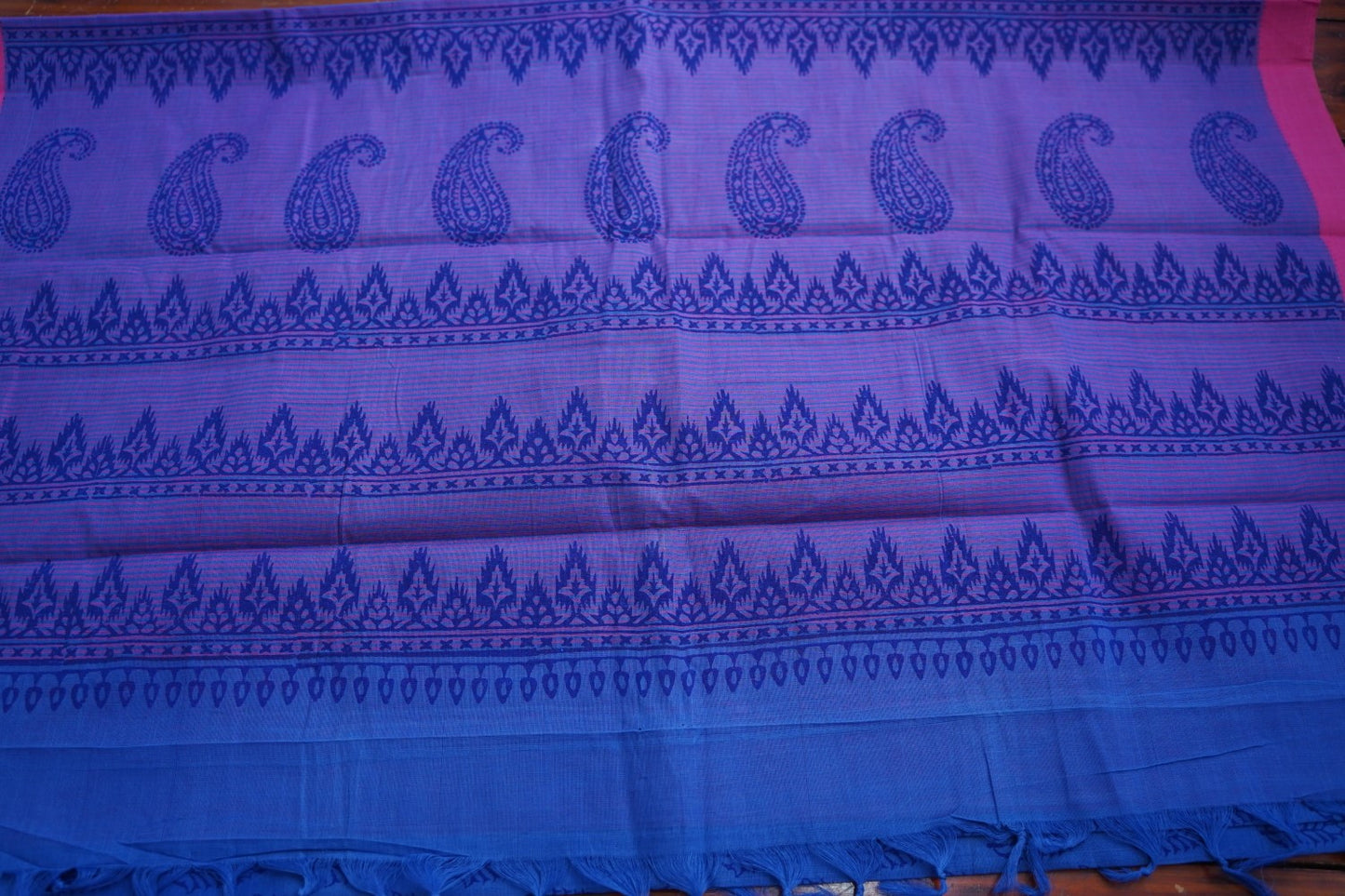 Block Printed Ponduru handloom Cotton Saree PC17530