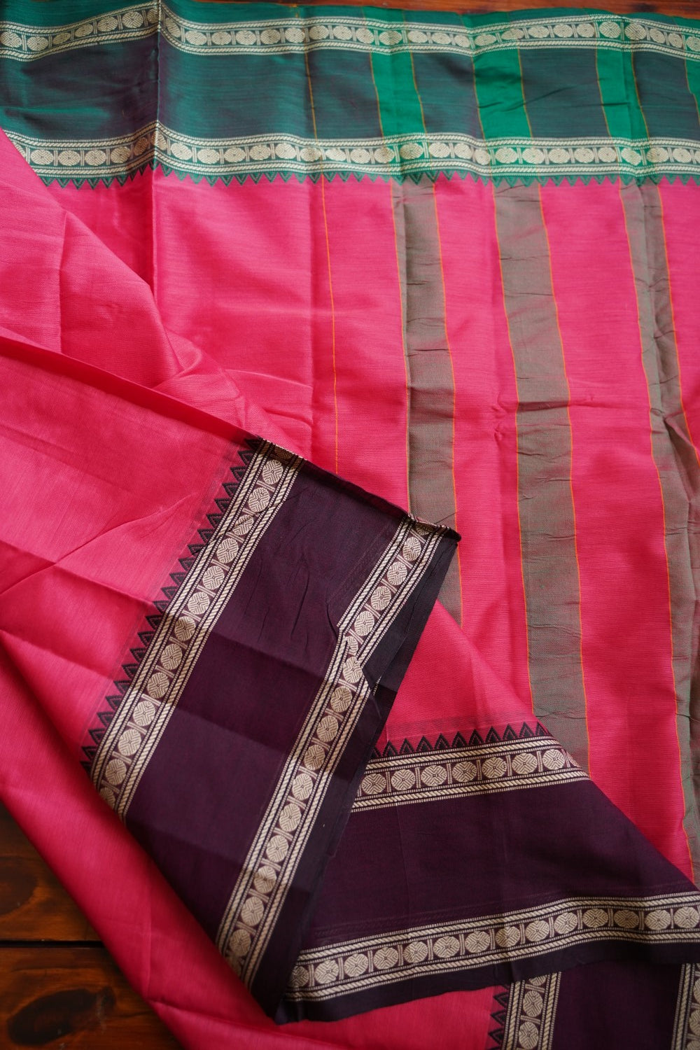 Narayanapet handloom Cotton Saree with Thread border PC12787
