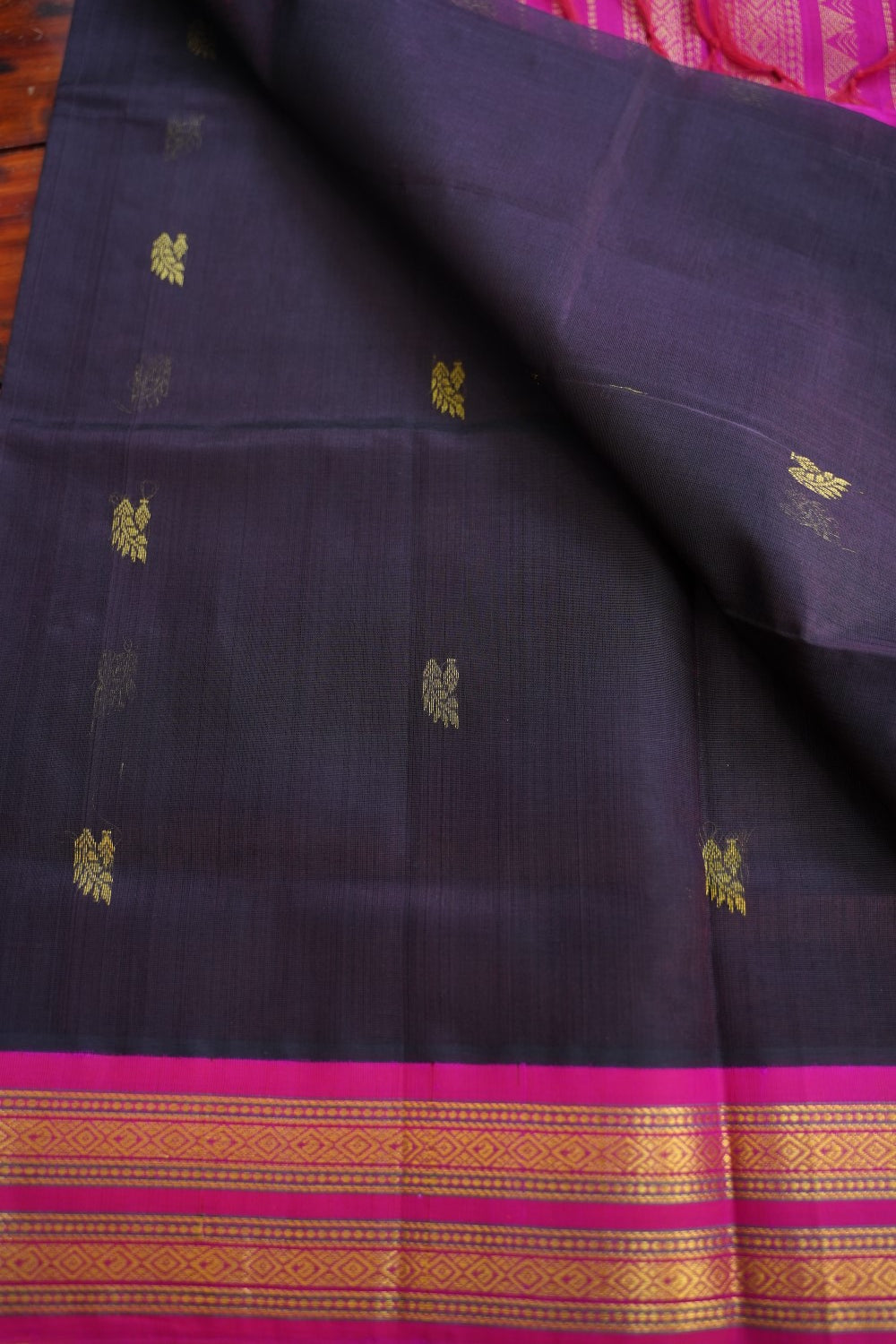 Kanchi Handloom Silk Cotton Saree Pc16576