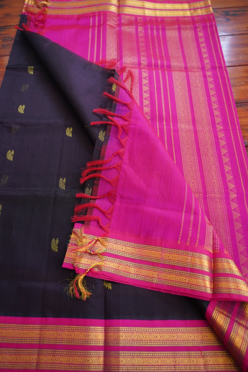 Kanchi Handloom Silk Cotton Saree Pc16576