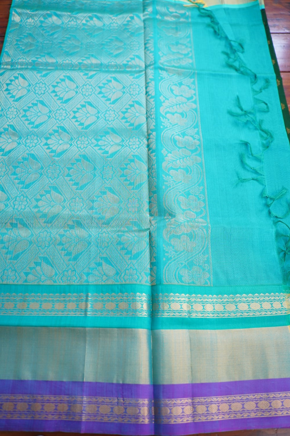 Kanchi Handloom Silk Cotton Saree Pc16577