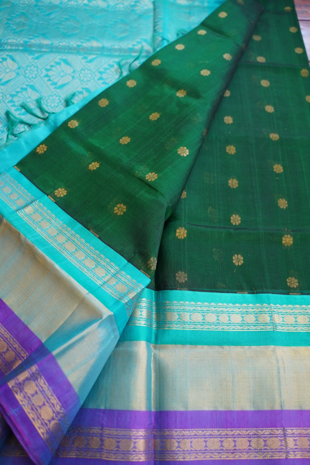 Kanchi Handloom Silk Cotton Saree Pc16577