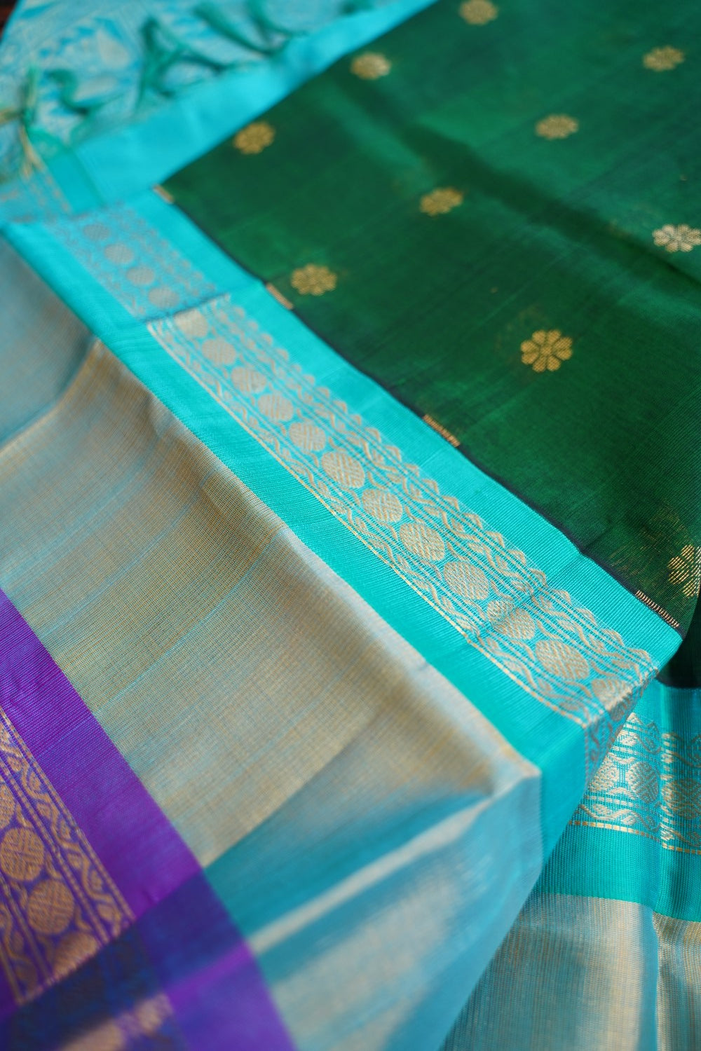 Kanchi Handloom Silk Cotton Saree Pc16577
