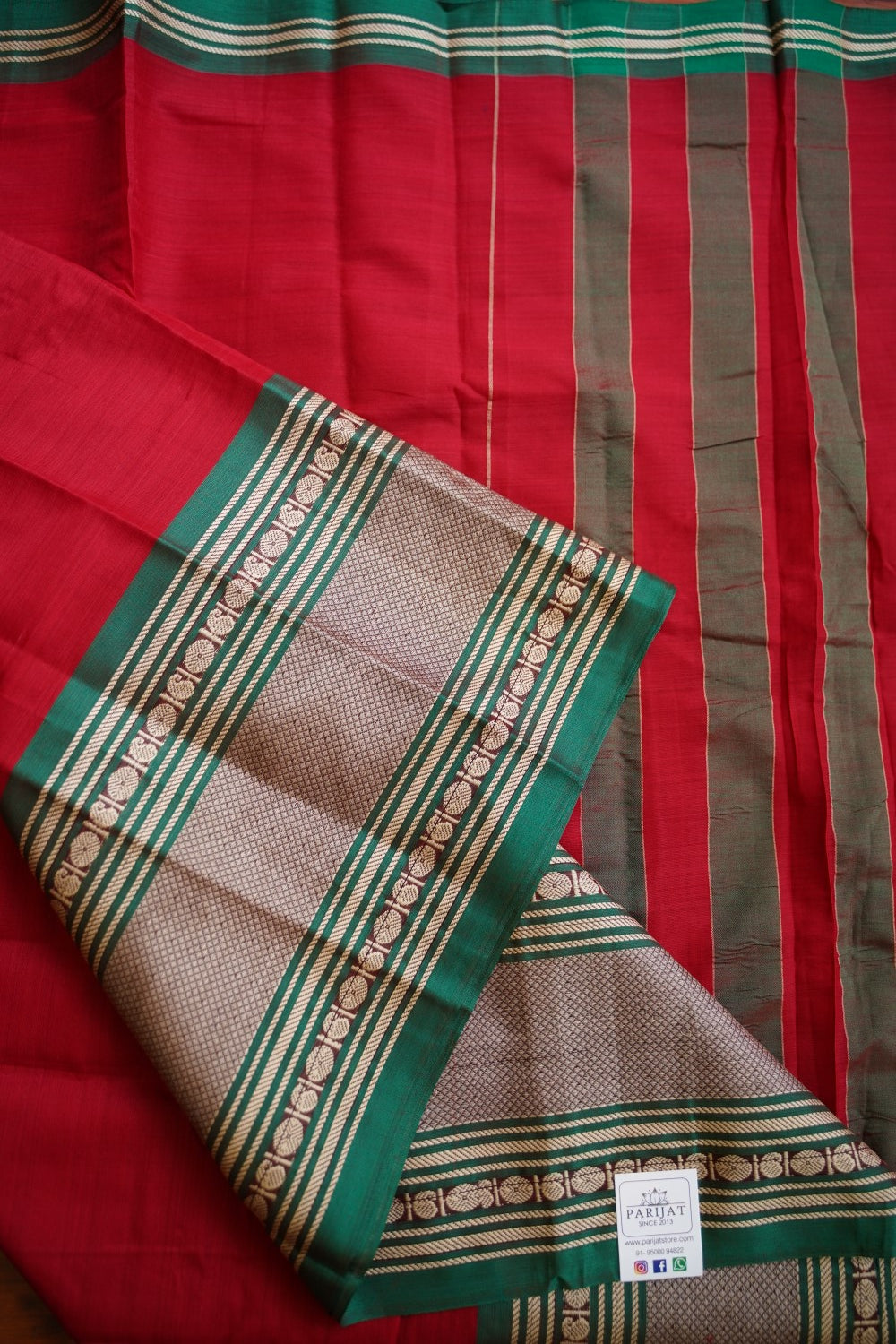 Narayanapet handloom Cotton Saree with Thread border PC12765