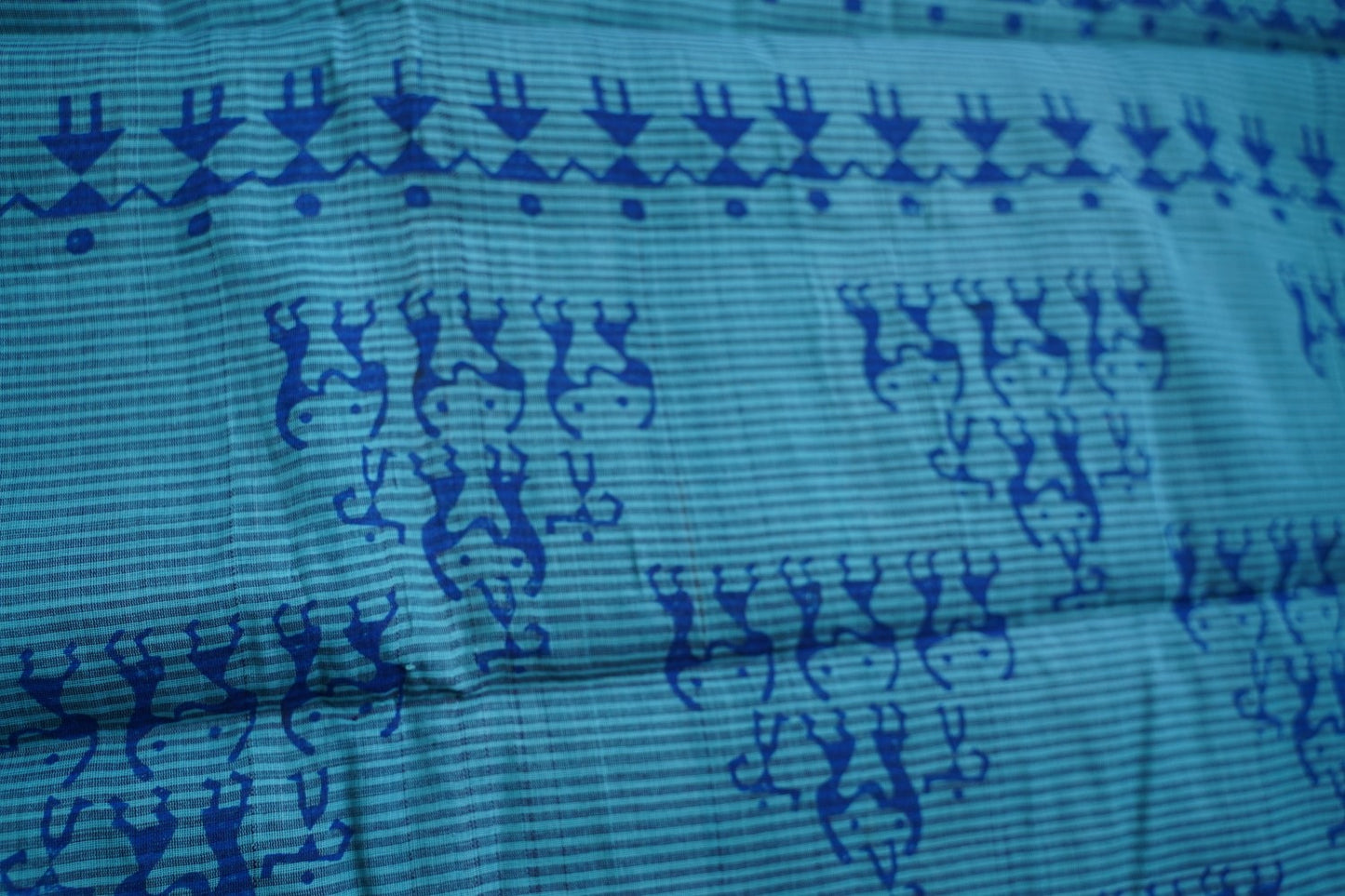 Block Printed Ponduru handloom Cotton Saree PC17532