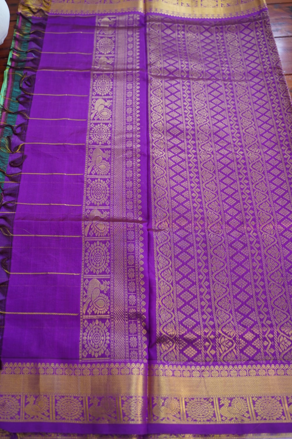 Kanchi Handloom Silk Cotton Saree Pc16580