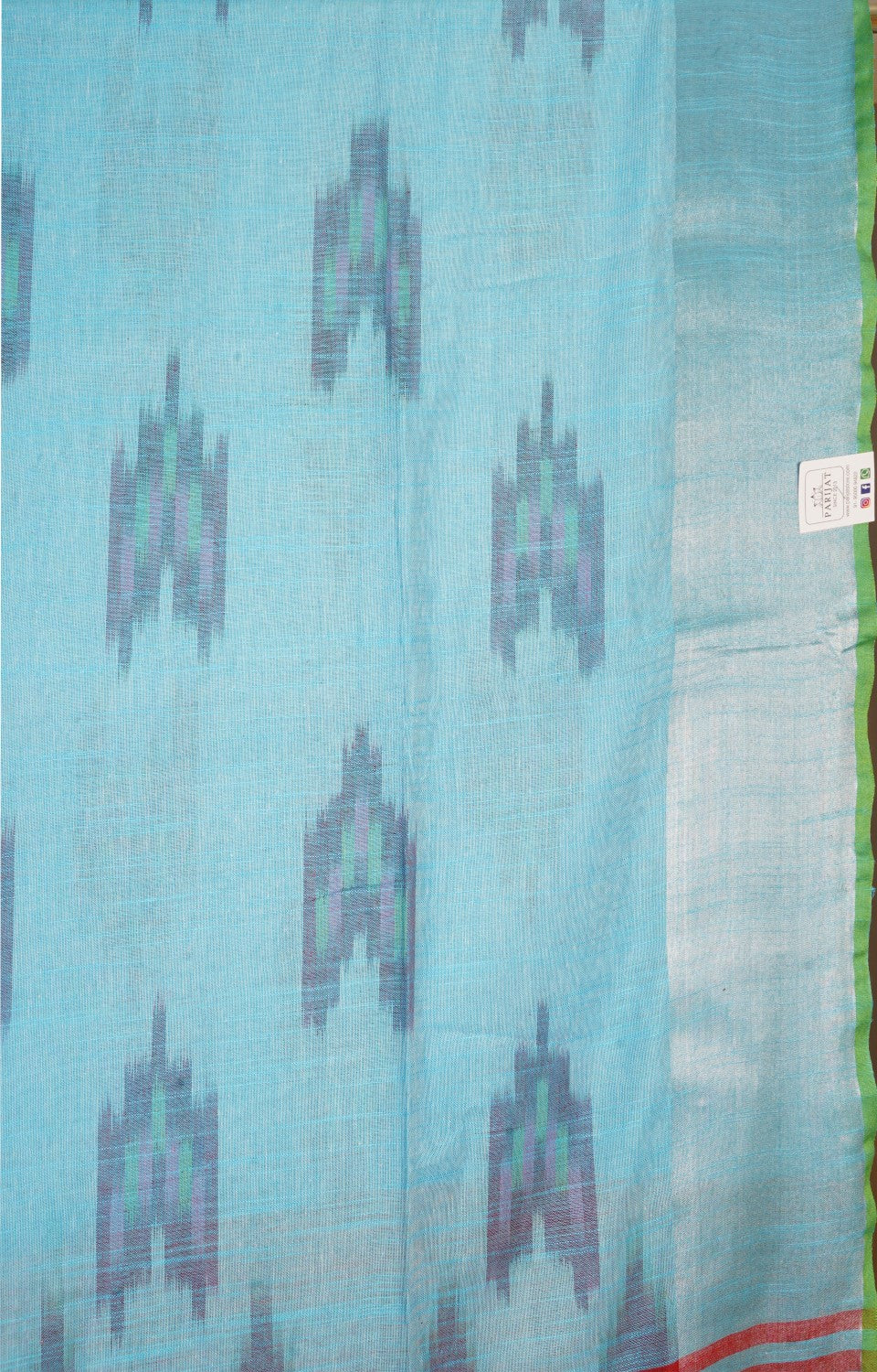 Semi Linen Fancy saree PC16406