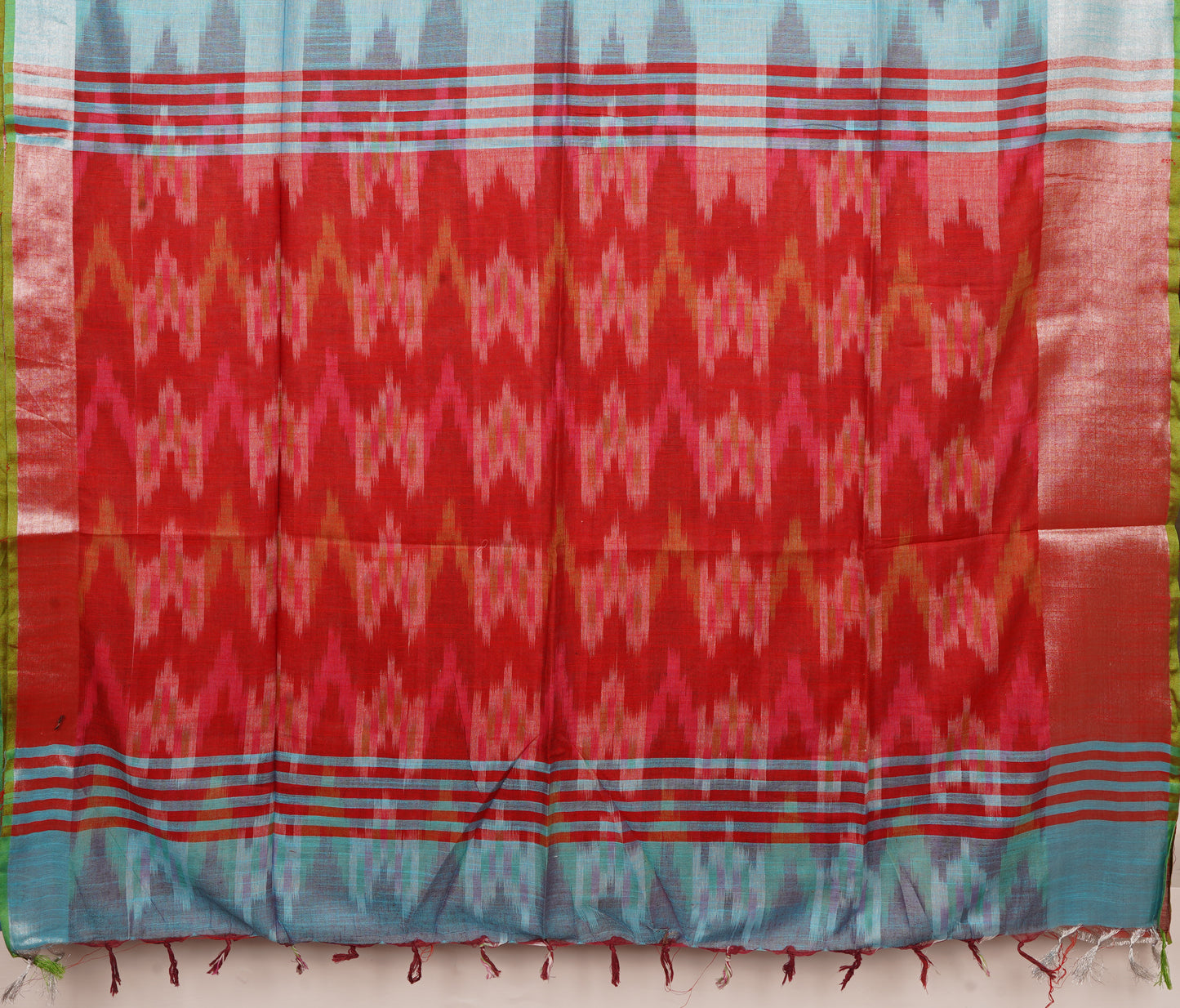 Semi Linen Fancy saree PC16406
