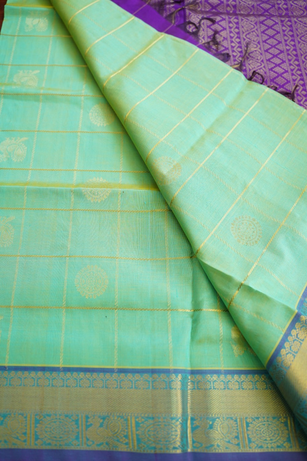 Kanchi Handloom Silk Cotton Saree Pc16580