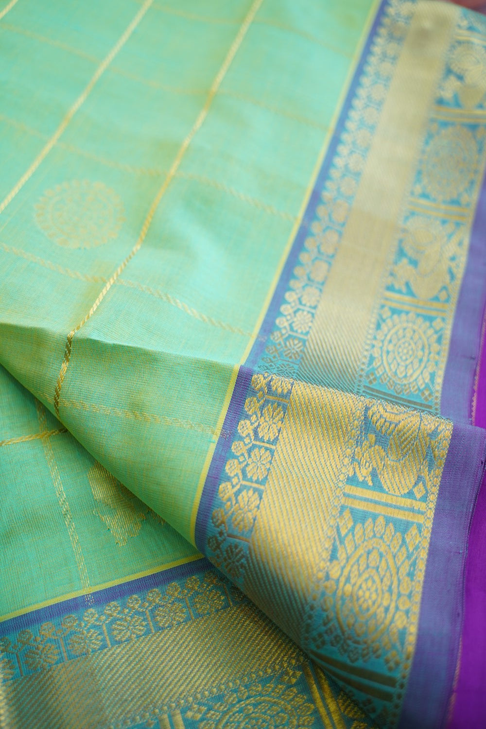 Kanchi Handloom Silk Cotton Saree Pc16580