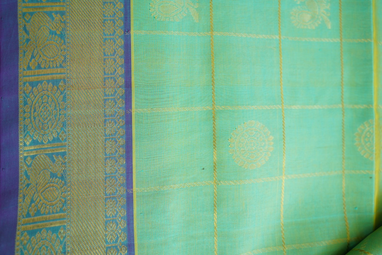 Kanchi Handloom Silk Cotton Saree Pc16580