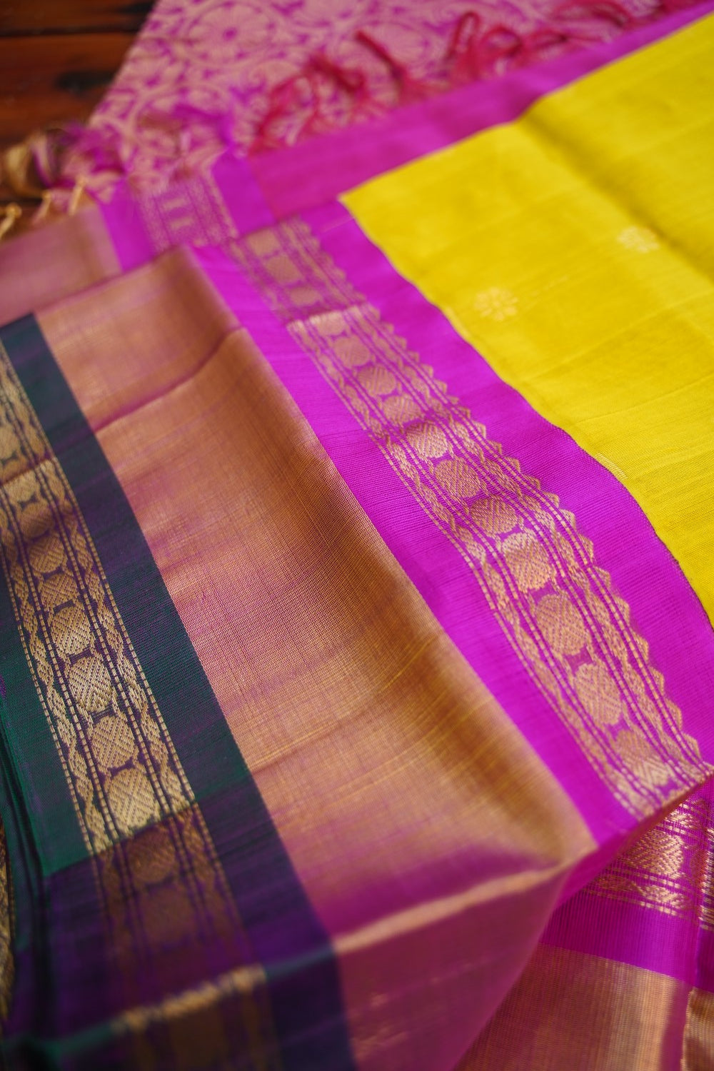 Kanchi Handloom Silk Cotton Saree Pc16581