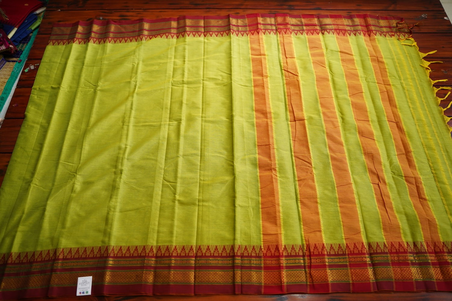 Narayanapet handloom Cotton Saree with Thread border PC12771