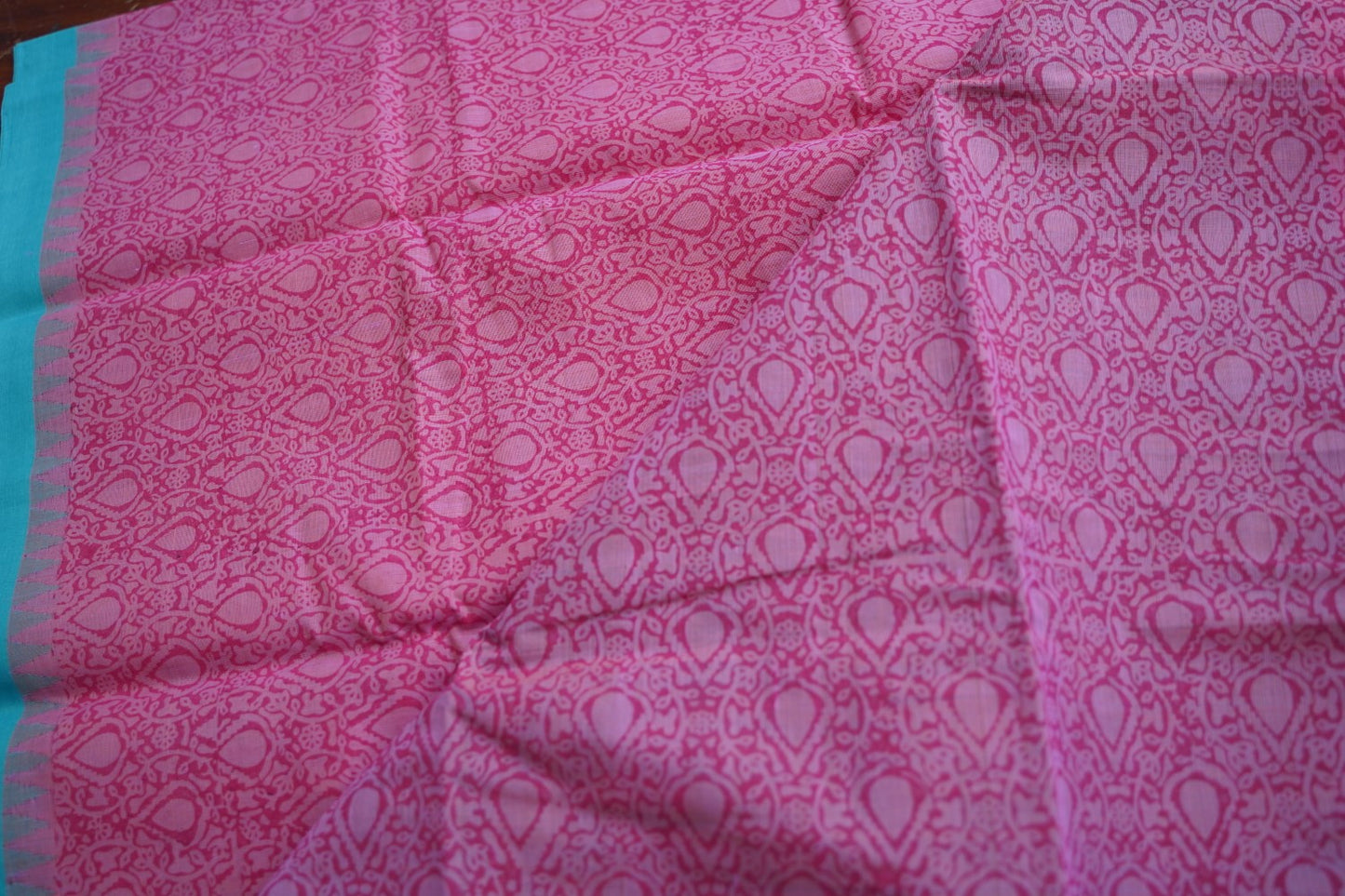 Block Printed Ponduru handloom Cotton Saree PC17534