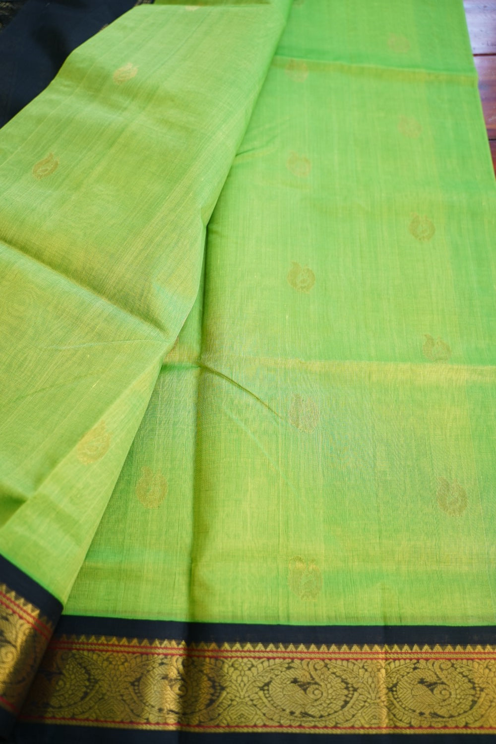 Kanchi Handloom Silk Cotton Saree Pc16582