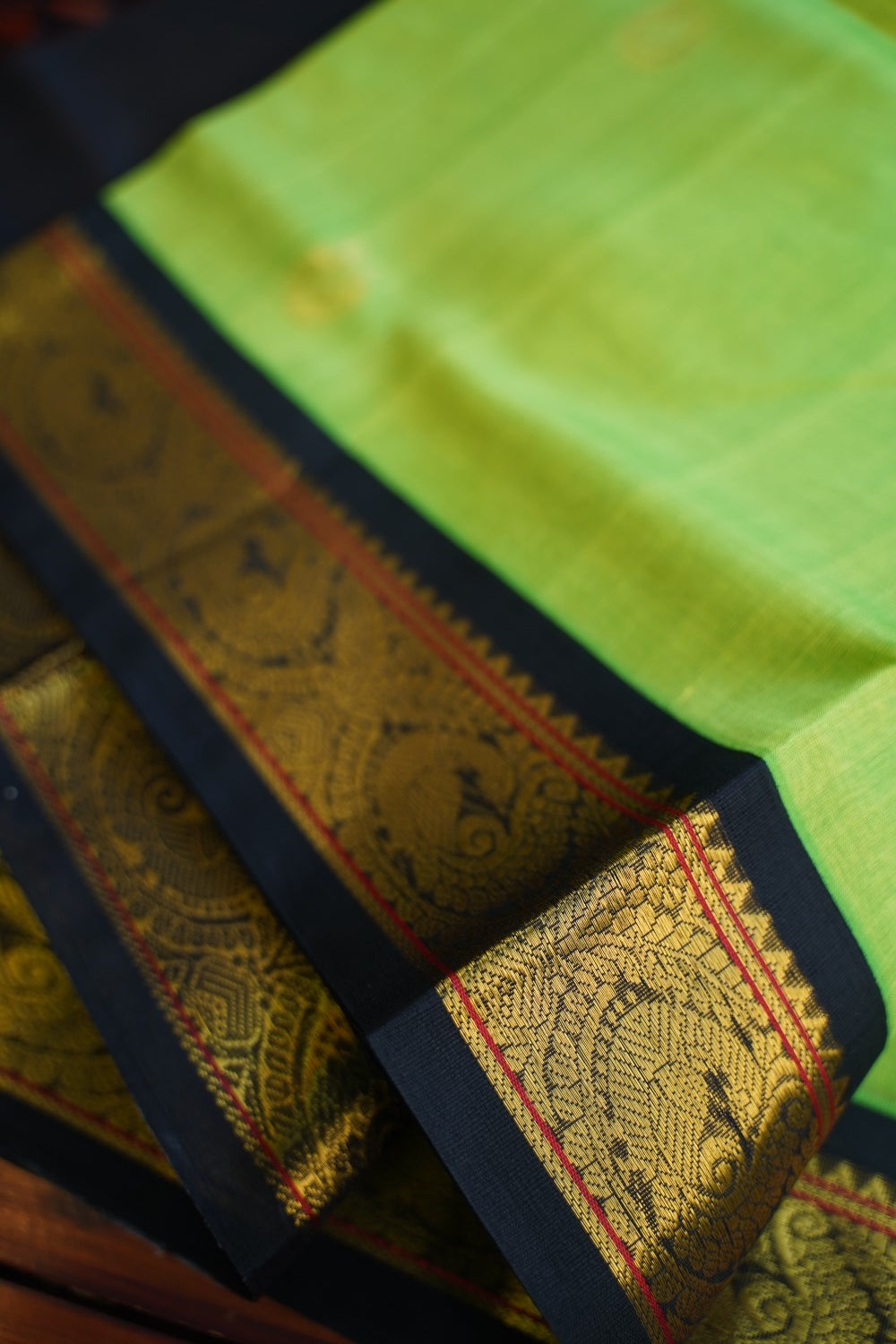 Kanchi Handloom Silk Cotton Saree Pc16582