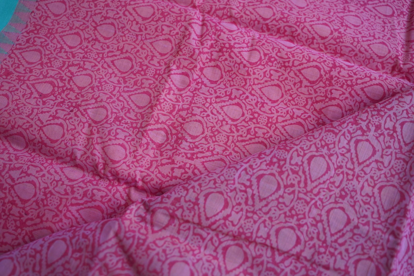 Block Printed Ponduru handloom Cotton Saree PC17534