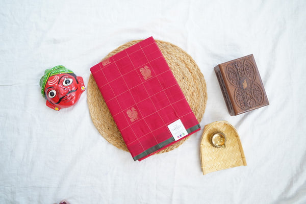 Chettinad handloom Cotton Saree PC16589