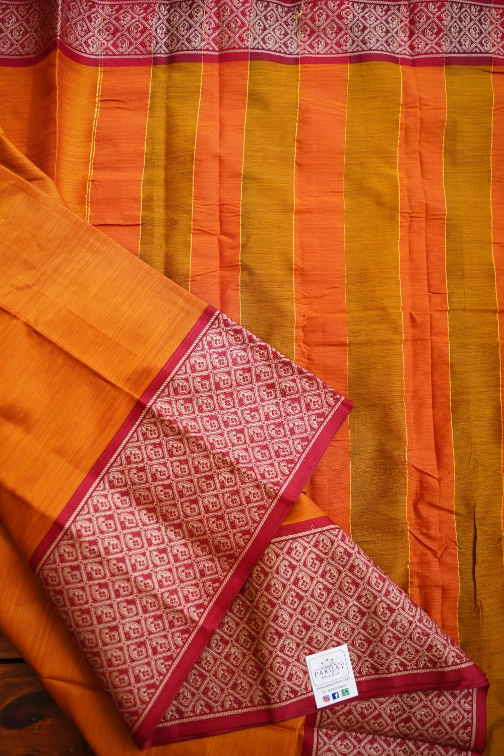 Narayanapet handloom Cotton Saree with Thread border PC12786