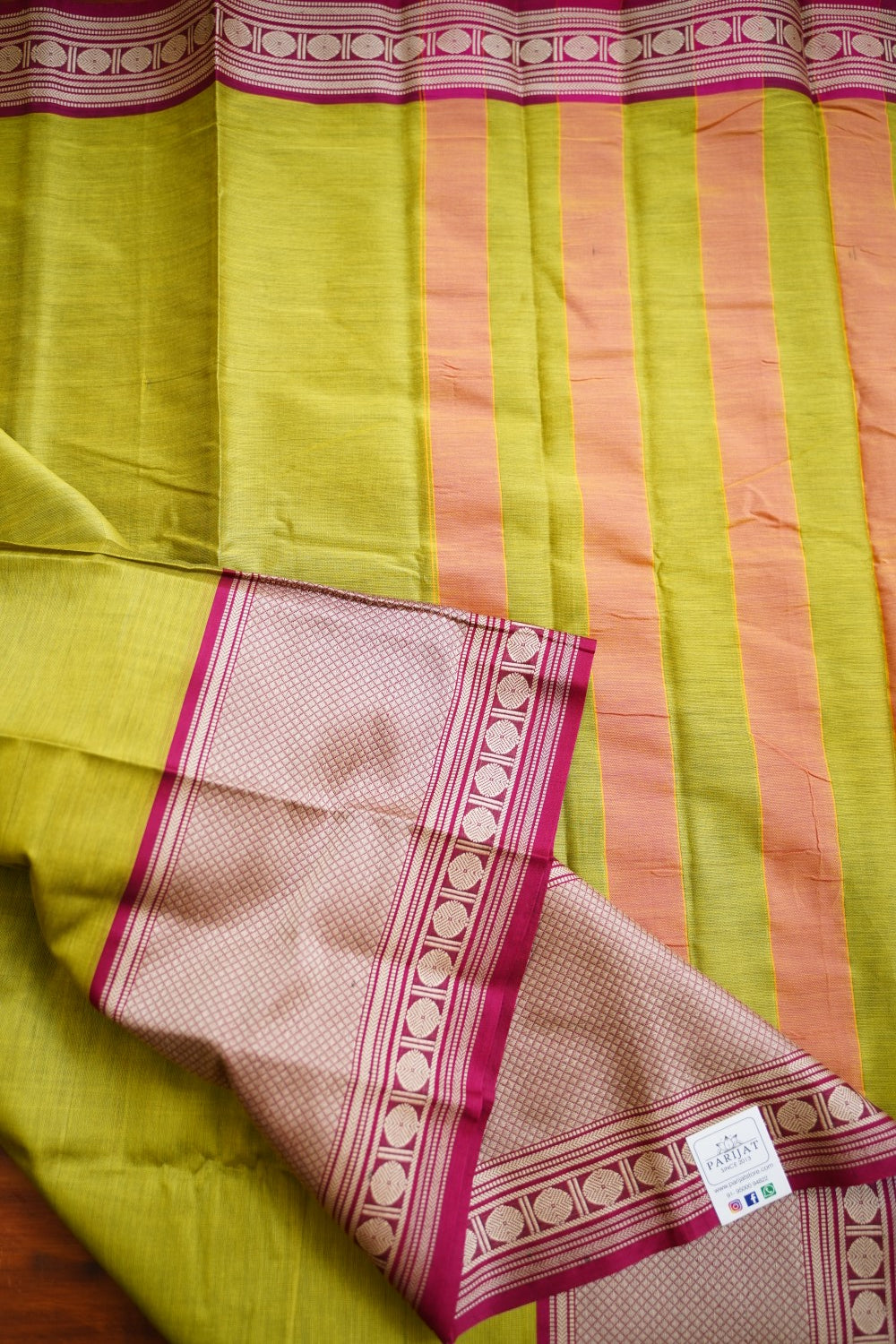 Narayanapet handloom Cotton Saree with Thread border PC12768